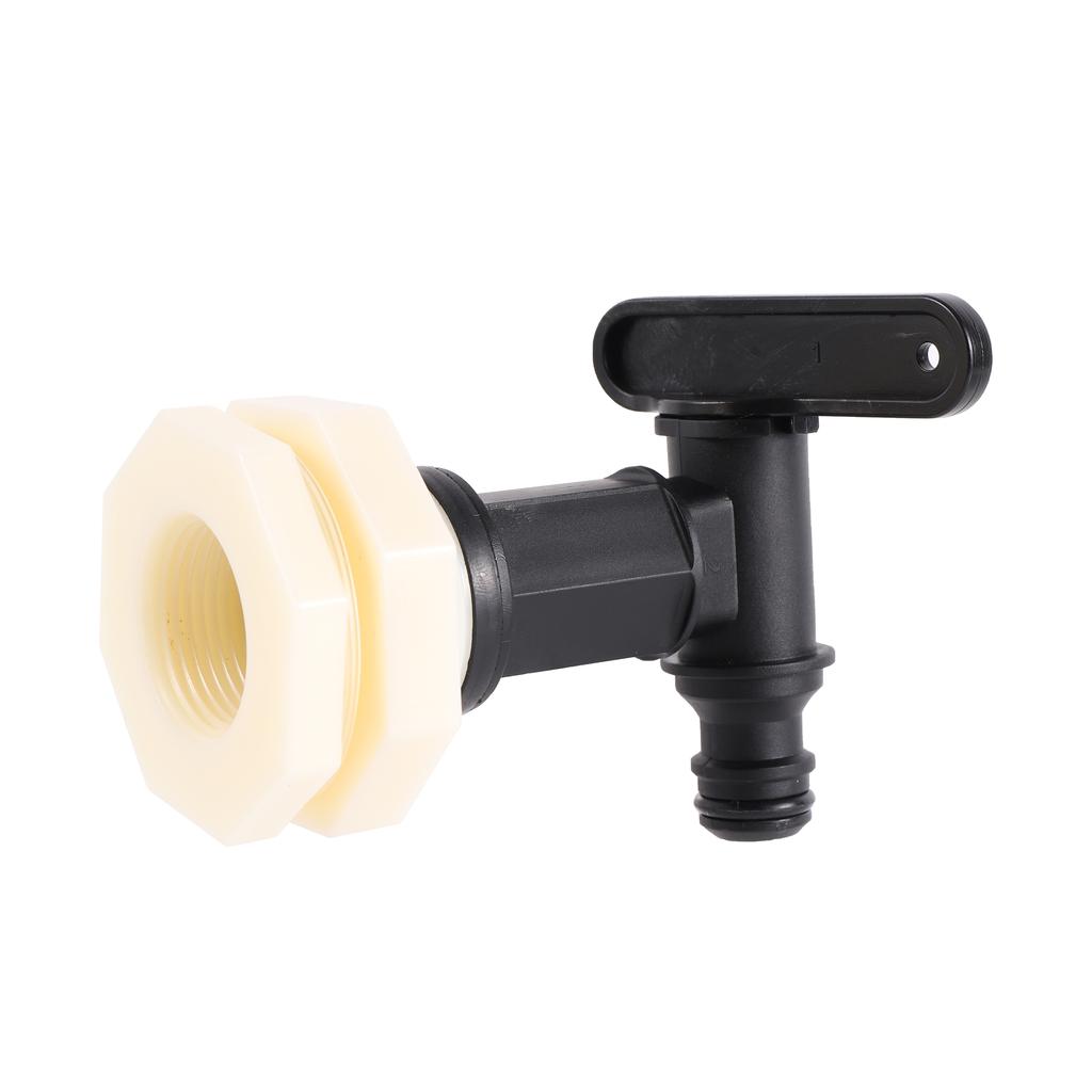 Пластиковый 3/4-дюймовый резьбовой кран 16 мм ниппельный клапан переключатель адаптер бака IBC для сада, сельского хозяйства, бочки с водой, выходной соединитель крана