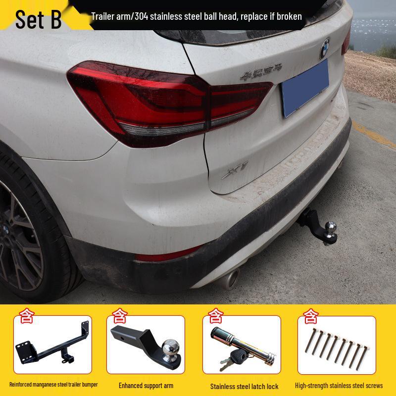 Усиленная фаркопная система для BMW X-Series (X5, X6, X1, X3, X4) и буксировочный кронштейн Rogue