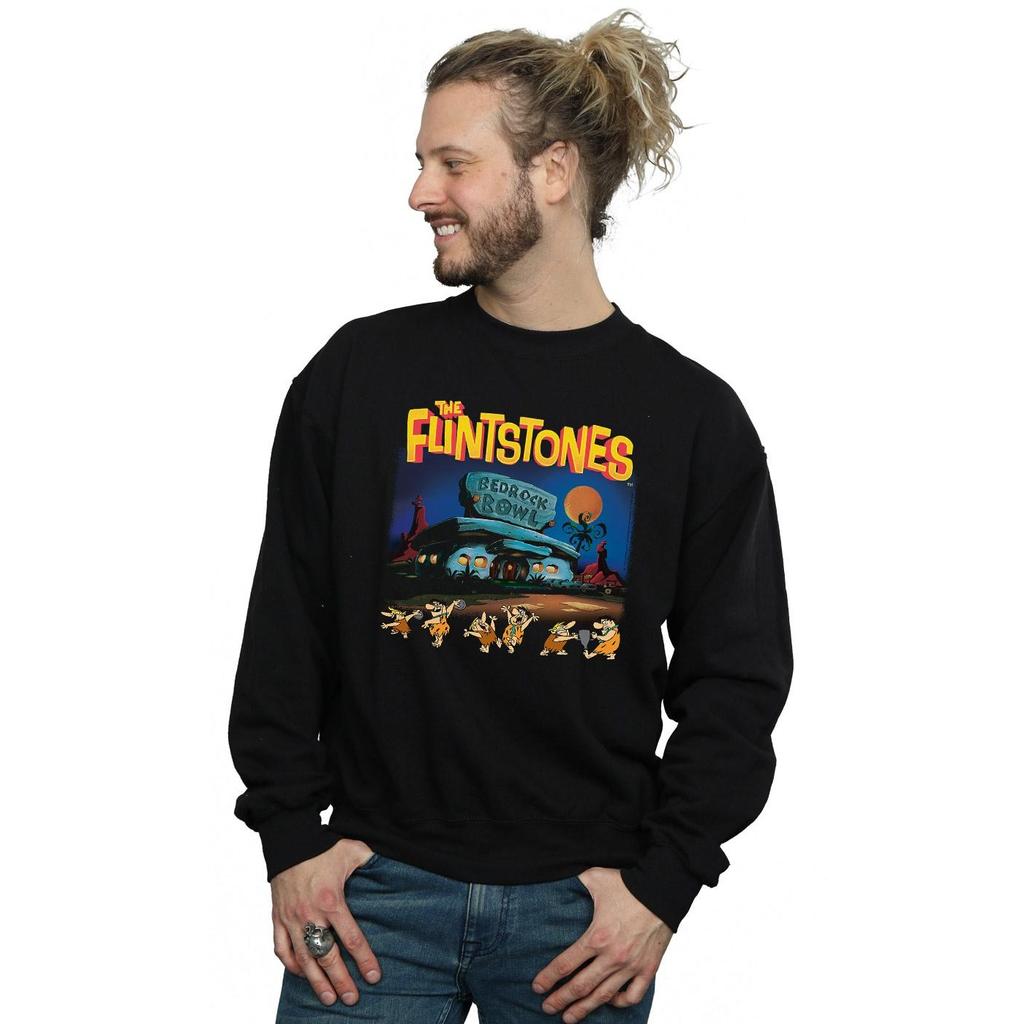 The Flintstones Mens Champions Of Bedrock Bowl Sweatshirt