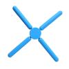 1pcs Kitchen Utility Foldable Cross Silicone Trivets Expandable Holder Collapsible and Non-Slip for Cooking Pots and Pans Table Mat