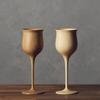 Wine Vessels, 200ml, Pair, Bamboo, Dishwasher Safe, White/Brown, RV-113WB