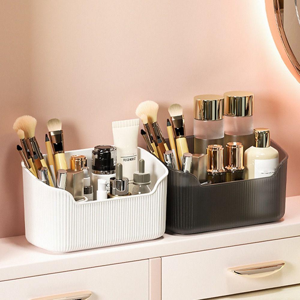 Bathroom Accessories Cosmetic Storage Box Transparent Lipsticks Box Makeup Brush Holder Home