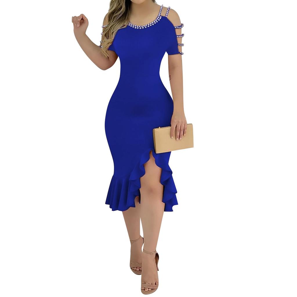 Женская мода повседневные платья однотонные платья