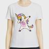 Rainbow Pony Print T-Shirt - Short Sleeve Trendy Spring/Summer Fashion