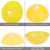 5 шт. Тренировочные конусы для футбола, футбольные барьеры, пластиковый держатель для маркеров, аксессуар (желтый)