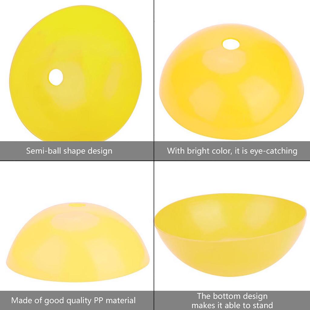 5 шт. Тренировочные конусы для футбола, футбольные барьеры, пластиковый держатель для маркеров, аксессуар (желтый)