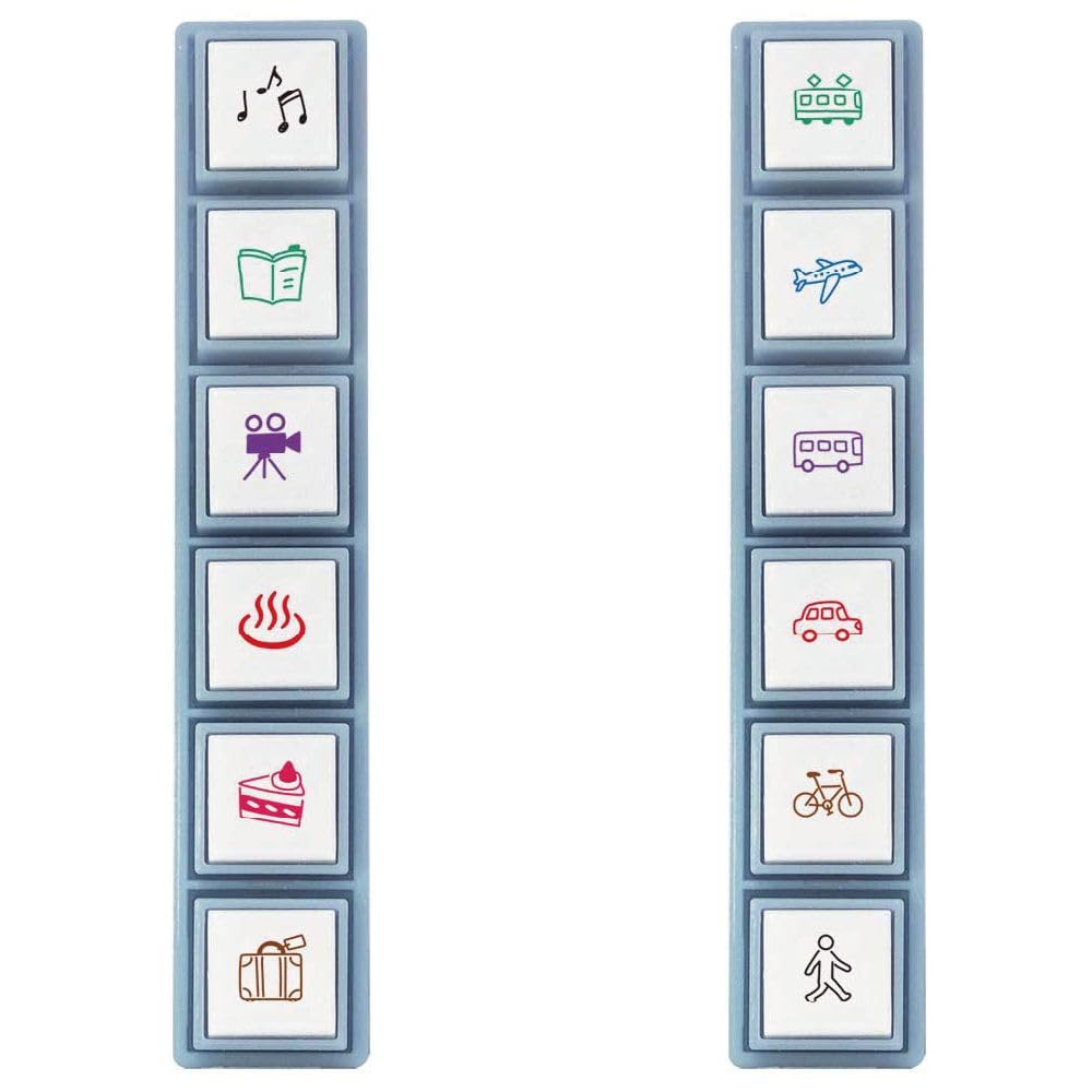 Штампы для лица Набор из 2 штук Хобби Транспорт Детский [Набор] Это! & 1870-010