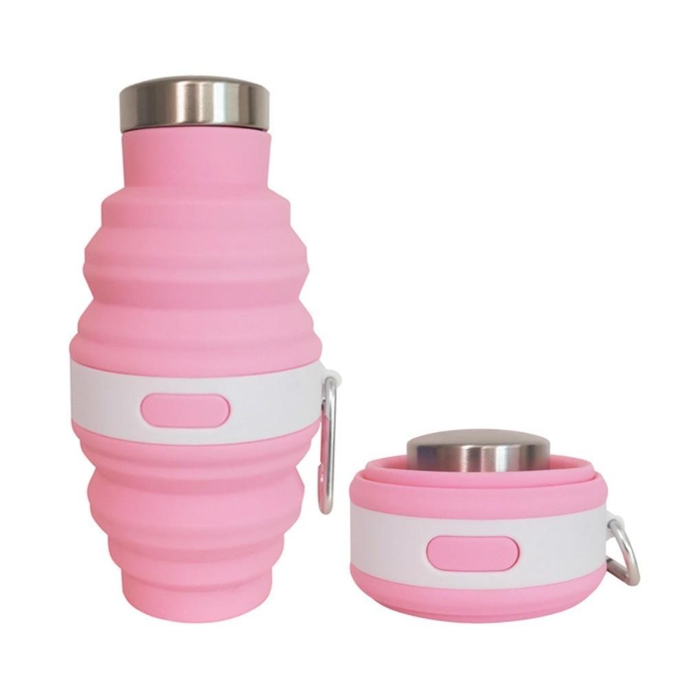 Silicone Collapsible Water Bottles Retractable Folding Drink Cups Reusable Hiking Cups for Outdoor