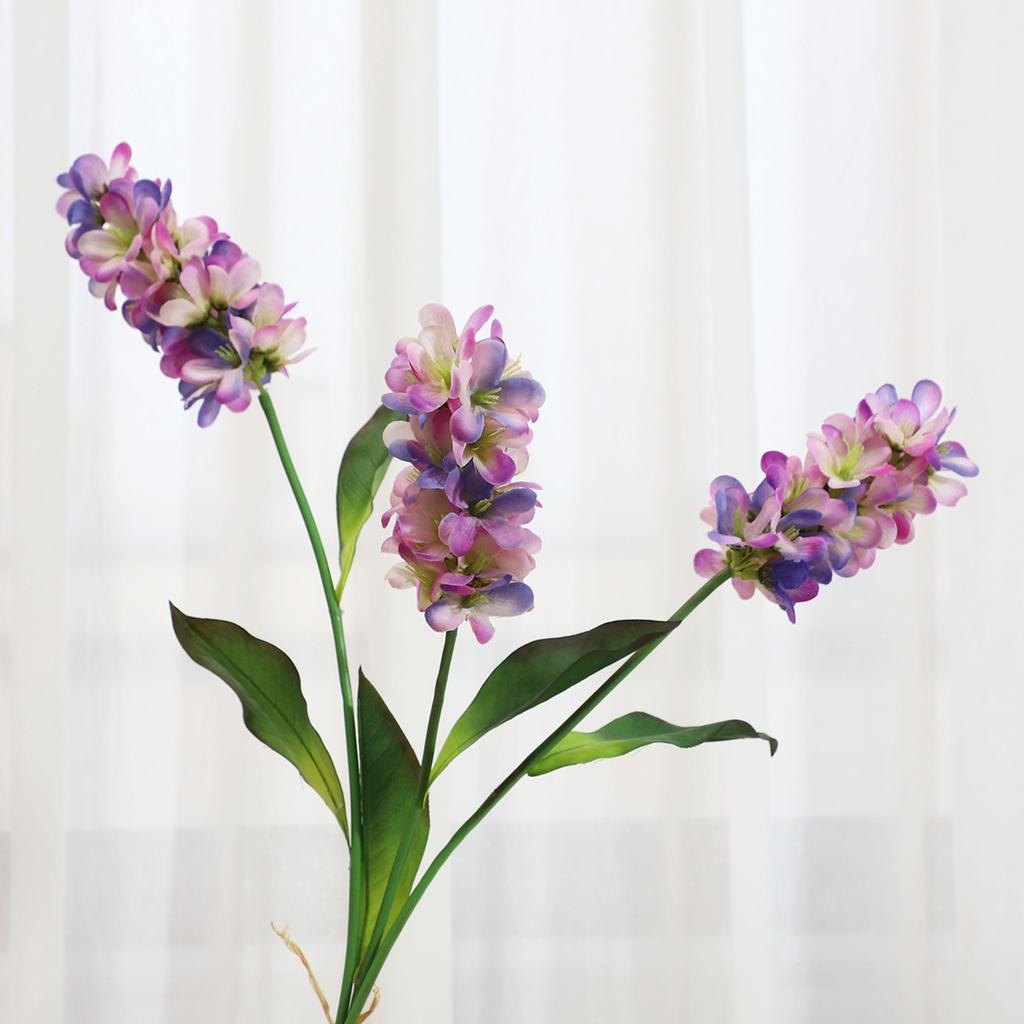 Simulation flower feel hyacinth bundle home living room entrance TV cabinet decoration fake flower ornament