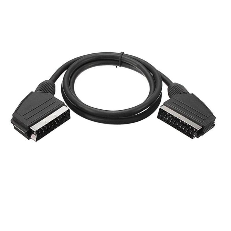 SCART Штекер на SCART Штекер 21-контактный Кабель для передачи данных Кабель Scart Шнур Scart Для видеоконвертеров Аксессуары для игровых консолей