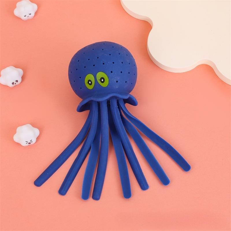 Octopus Squishy Toy for Kids - Perfect for Bath, Pool, Beach; Great for Relaxation and Play