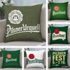 Пиво P-Pilsner U-Urquell Наволочка Квадратная Двусторонняя Печать Наволочка для Подушки Для Дивана Домашний Декор Спальни Подарок