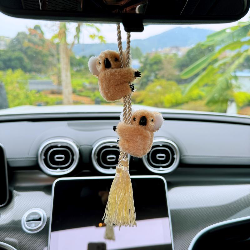 Charming Koala Car Pendant - Stylish Rearview Mirror Decor for Women
