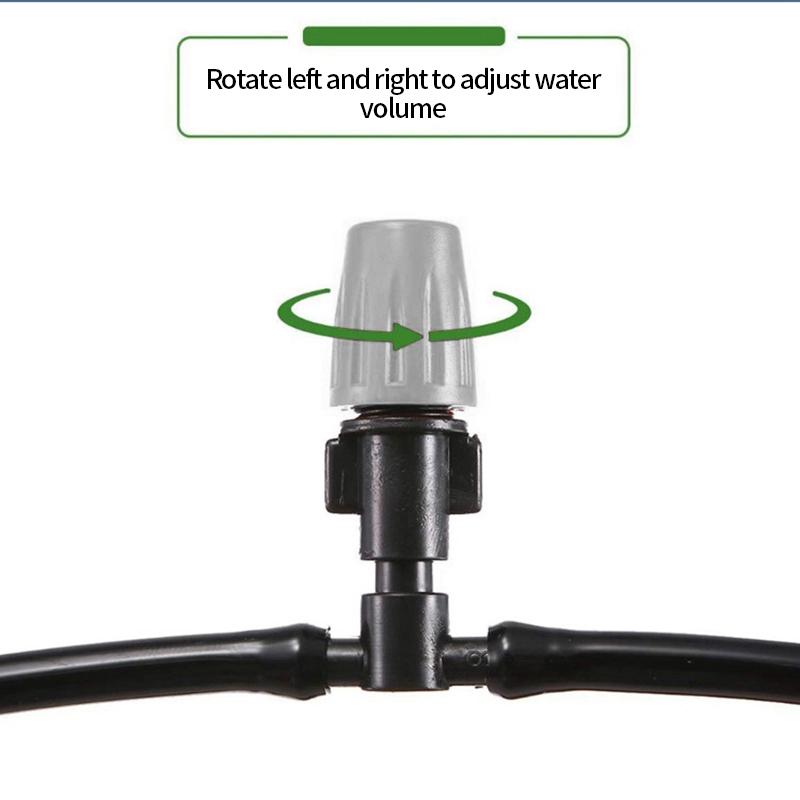 5-30M Automatic Misting Watering Kit Fog Nozzles Irrigation System Garden Spray Head Courtyard Cooling Sprinkler Set 4/7mm Hose