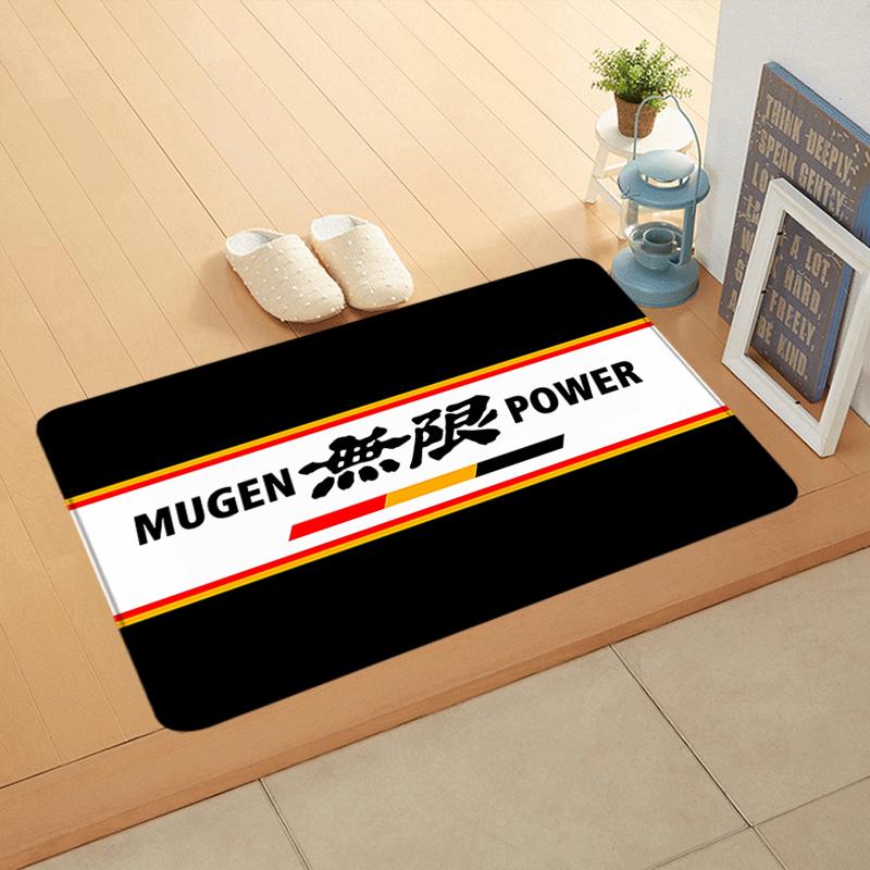 Floor Mat Non-slip Foot Rug for Entryway Mugen Power Hallway Carpet Kitchen Water Absorbed Rugs Fluffy Bedside Mats Home Decor