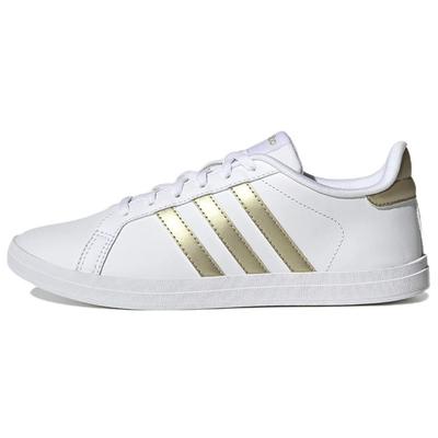 Neo Courtpoint Удобные Прочные Низкие Кеды для Скейтбординга Женские Кроссовки Белый Платиновый GX5713