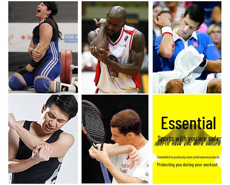 Xukang Унисекс Спортивный Компрессионный Налокотник – Дышащая Поддержка для Баскетбола, Тенниса и Бадминтона