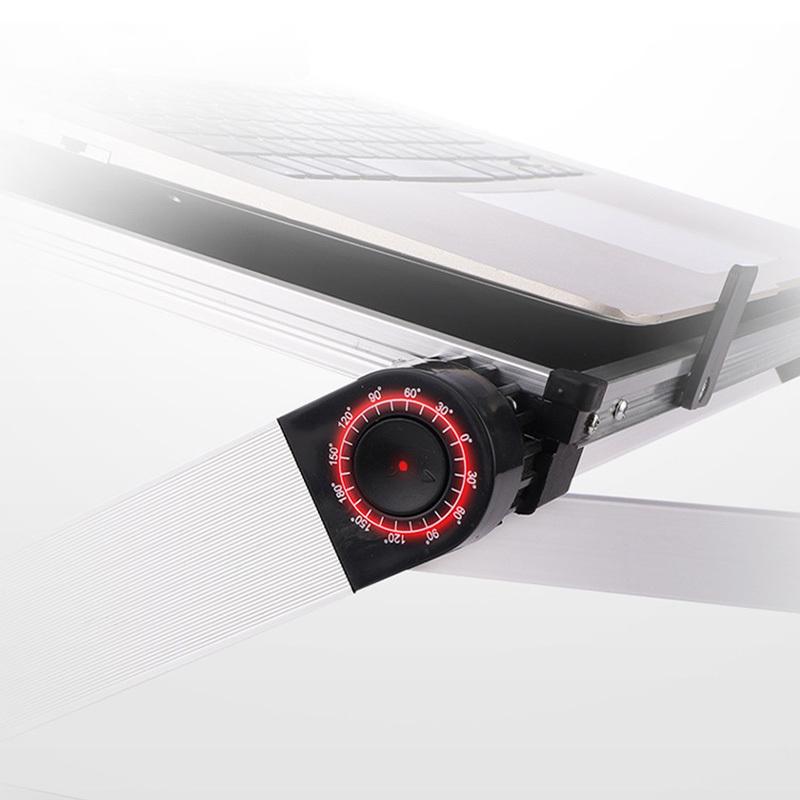 Портативный складной регулируемый стол для ноутбука из алюминиевого сплава, компьютерный стол, подставка для ноутбука