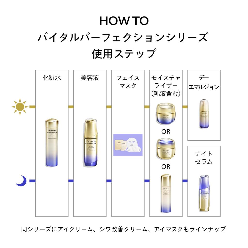 SHISEIDO Vital Perfection L Define Radiance Набор масок для лица Листовые Цветочный аромат Морщины Shiseido Упаковка из 6 штук/Маска Подтягивающая, Осветляющая,