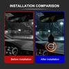 Car LED Acrylic Pendant Glowing Decor Rear View Mirror Accessories For Volvo XC90 XC60 C30 S60 C70 XC40 V40 XC70 V70 V60 S80 S90