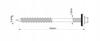 GTRW SP A19 screws 6.4/7.0x120mm galvanized
