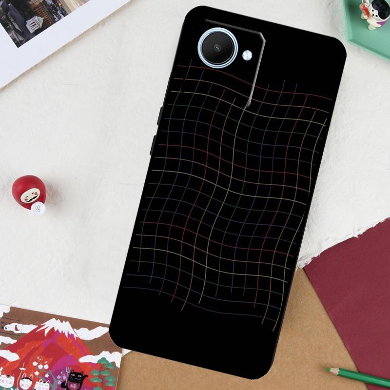 Волнистая сетка для чехла Realme GT 7 Pro GT 6 5 6T 10 11 12 13 14 Pro Plus C61 C53 C51 C21Y C25S C75 C55 C67