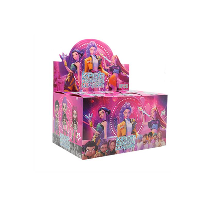 6PCS/Set Kpop Demon Hunters Figure Model ToyBlind box Pvc Cartoon Gaming Peripherals Desk Decoration Collection for Kid