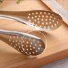 Kitchen Tools Cooking Anti-heat Salad Serving Buffet Clamp Stainless Steel BBQ Tongs Food Clip