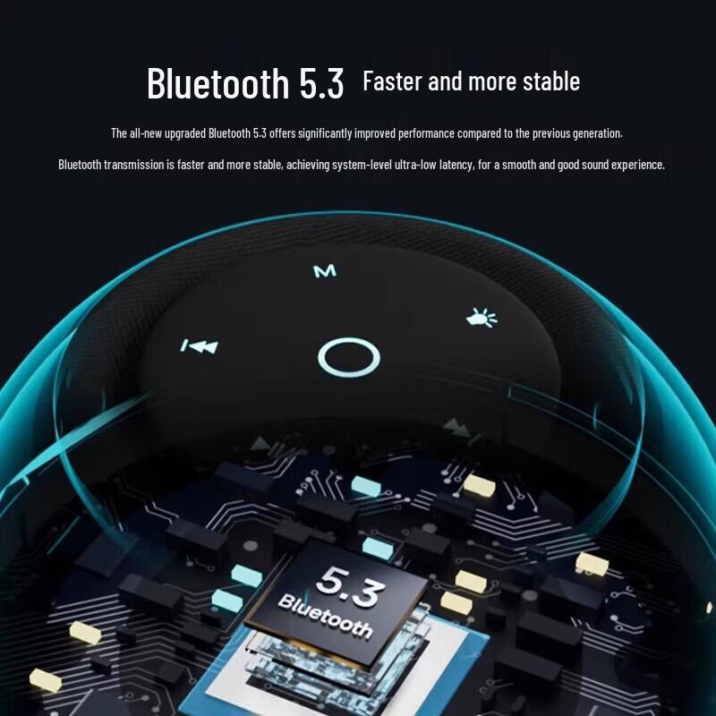 Портативная Bluetooth-колонка SOAIY S65 с цветной светодиодной подсветкой, штекер CN (адаптер в комплекте)