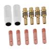 11PCS Nozzles and Tips MIG Welding Consumables  for 15AK Torch Tool Welding Machine Accessories