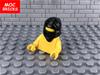Кубики MOC Черная Балаклава для Ниндзя Шлем 30177 88430 96034 Строительные Блоки Образовательные Игрушки Подарки для Детей