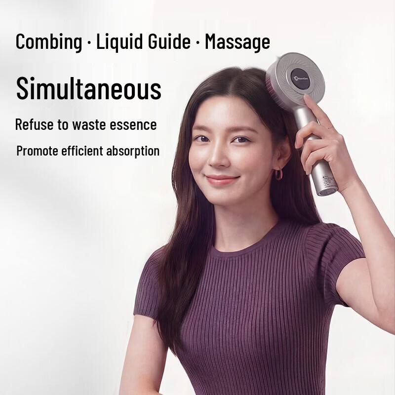 WayourCare Красный свет EMS Массажер-расческа для кожи головы Штепсель CN (адаптер в комплекте)