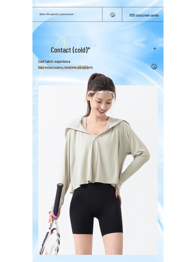 Женская нейлоновая модная накидка UPF 100+ - повседневная защита от солнца Ice Silk