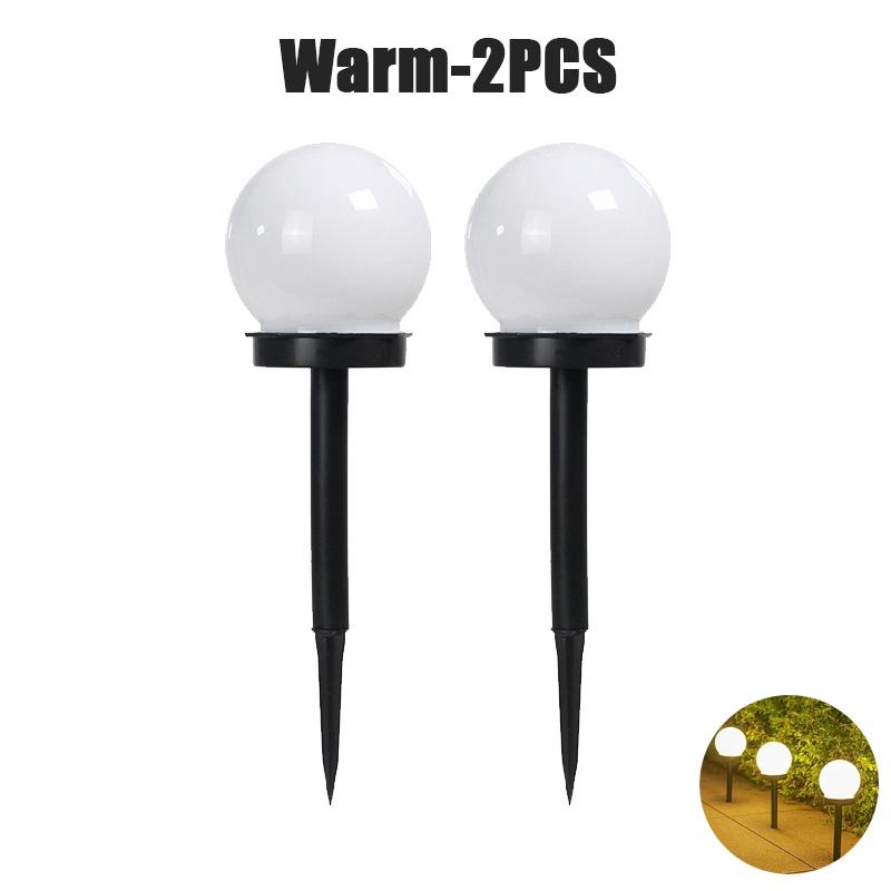 Солнечная светодиодная лампа, трехцветная, энергосберегающая, водонепроницаемая, простое атмосферное освещение, уличное садовое освещение для газона