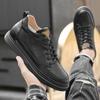 Большие размеры натуральной кожи увеличивающие рост туфли модные увеличивающие рост кроссовки обувь для мужчин 6 см повседневная спортивная обувь для увеличения роста