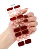 Gel Nail Sticker 20 Nail Semi-curing Lamp Nail Sticker Hardens Waterproof Full Sticker Fluorescent