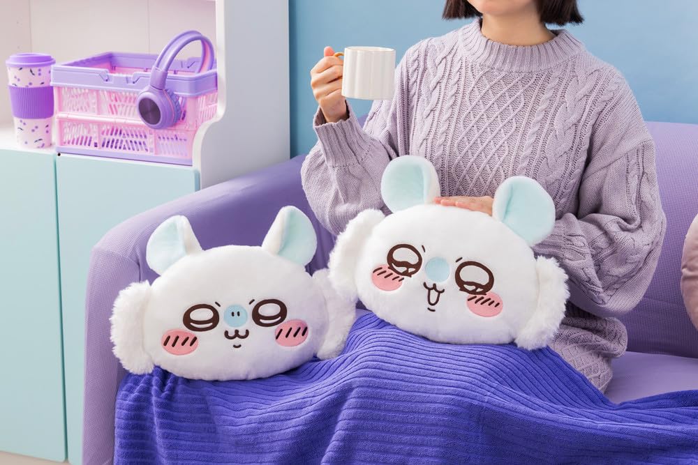 Chiikawa Praise Flying Squirrel Lottery C Prize: Face Cushion Normal Face