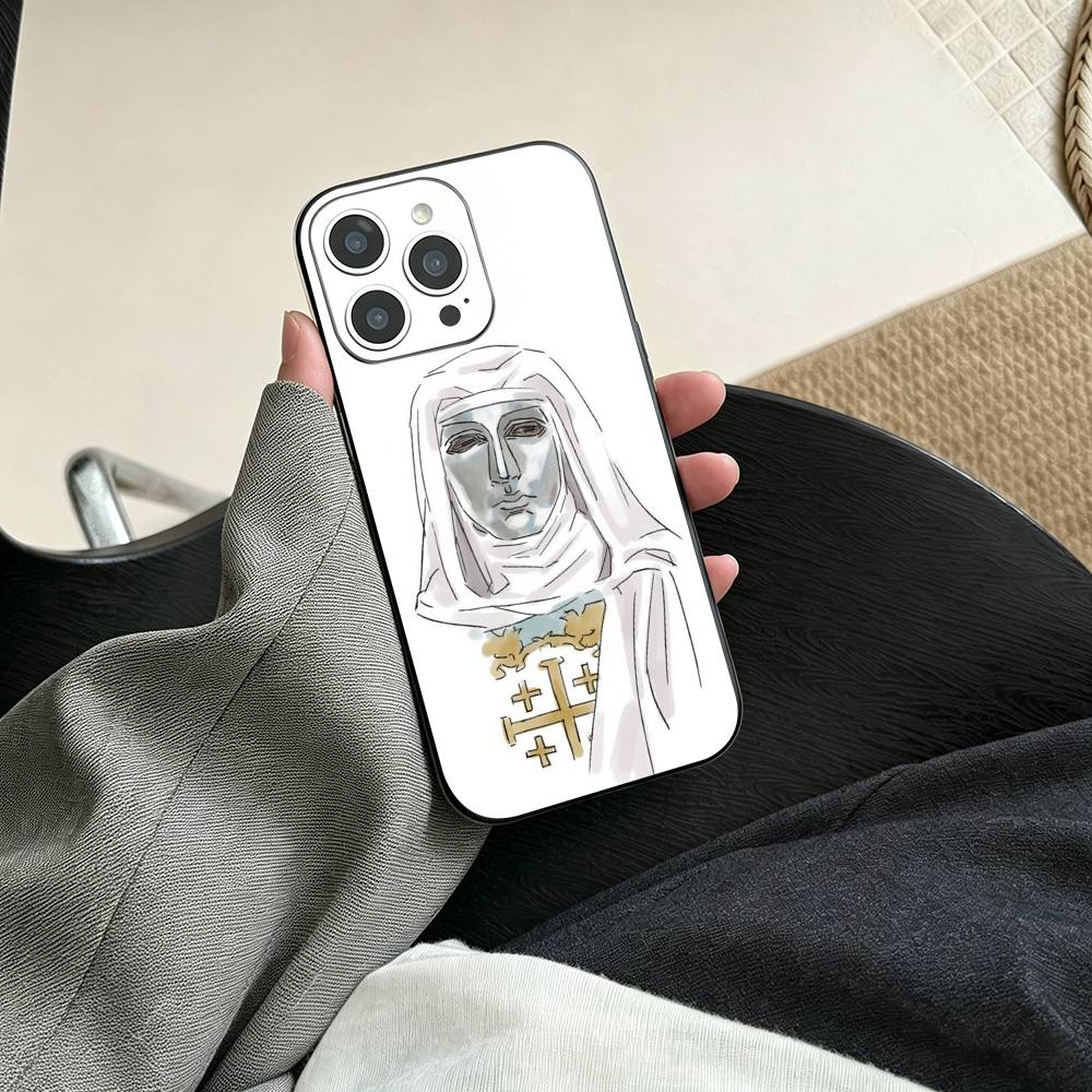 Крутой чехол для телефона с изображением Балдуина IV Иерусалимского для iPhone 17, 16, 15, 14, 13, 12, 11 Plus, Pro Max, Другие Мягкая Черная Крышка