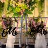 1 Pair Wooden Chair Signs Mr Mrs Chair Back Hanging Pendant With Ribbon Chair Decor For Wedding Decorations