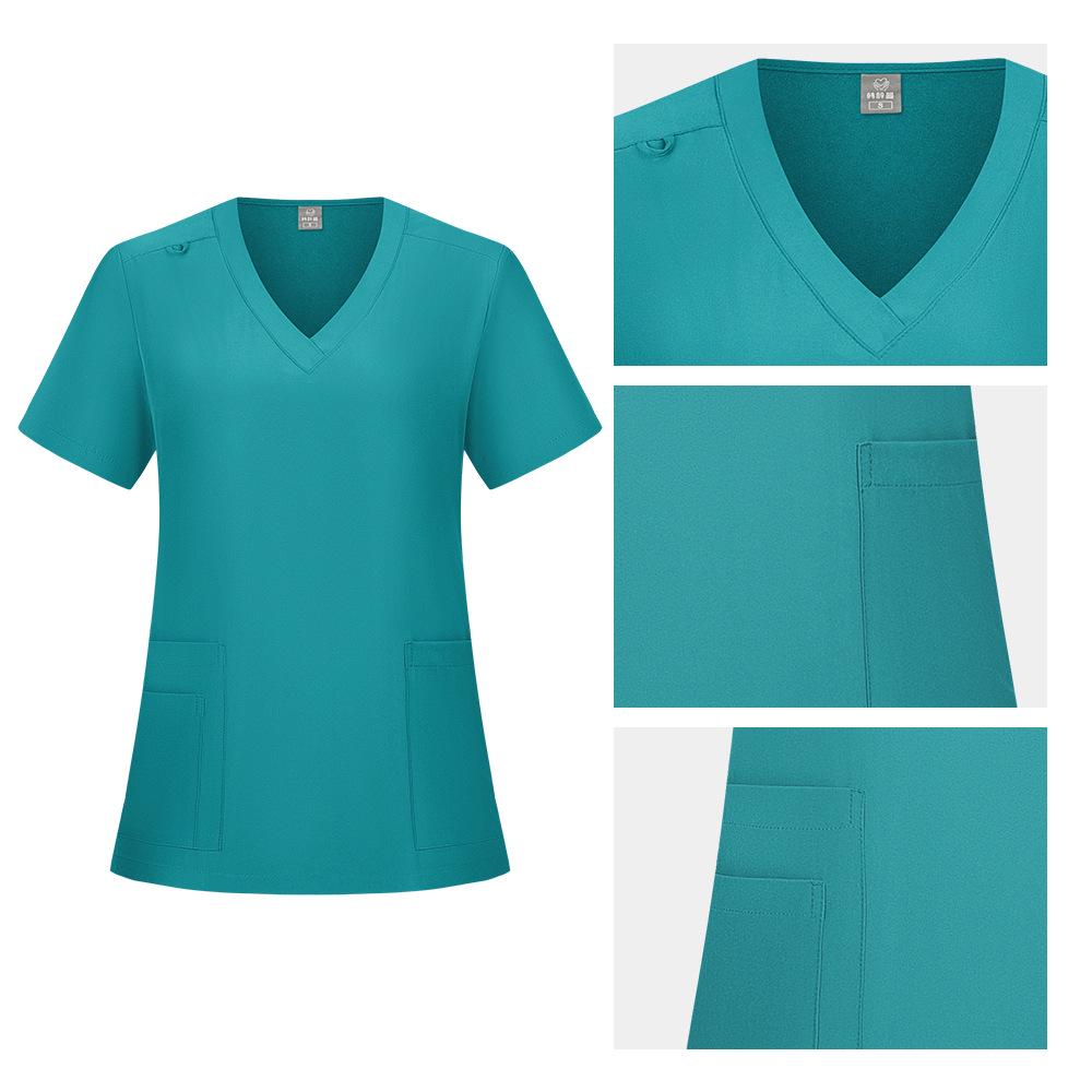 Autumn Unisex Spa & Salon Scrub Suit - Sweat-Absorbing, Heat-Dissipating Clinic Uniform