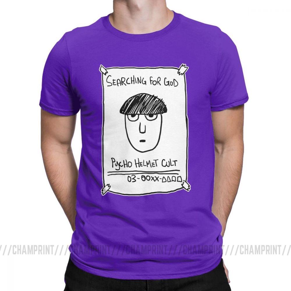 Fashion Mob Psycho 100 Where Is He T Shirt For Men Round Neck 100 Cotton