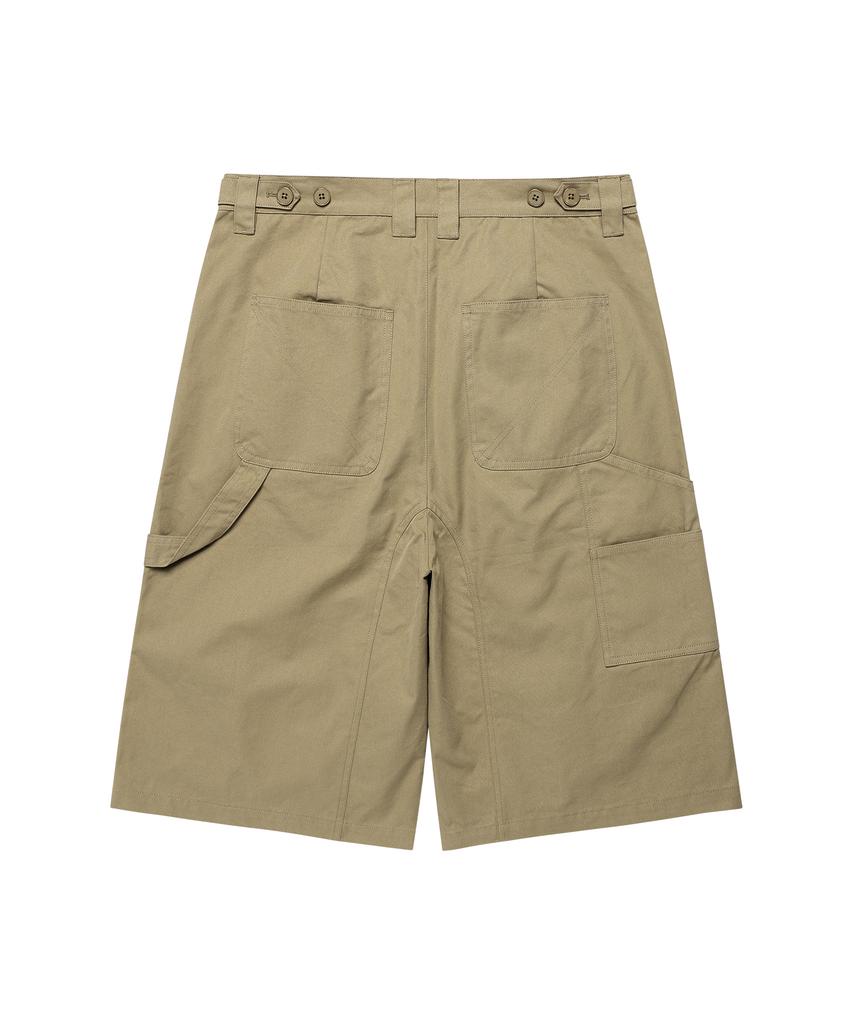 The Vinyl House Three-Quarter Dart Pants Beige