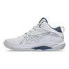 Asics Gel-Hoop V17 Минималистичные Амортизирующие Нескользящие Прочные Низкие Баскетбольные Кроссовки Мужские кроссовки Белые Синие 1063A096-102