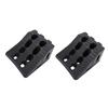2PCS Wheel Chock Heavy Duty Anti Slip Weatherproof High Stability Wheel Wedge for Travel Trailer RV 