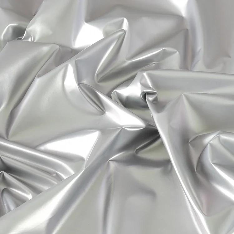 100x150 см искусственная кожа хамелеон водонепроницаемый пуховик ткань глянцевая симфония градиент для кожаной куртки ткани материалы