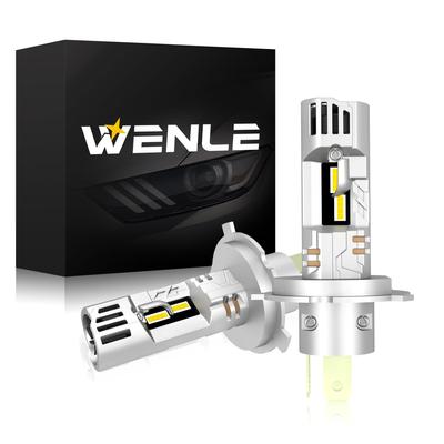WENLE Историческая Супер Взрывная Лампа Головного Света H4 LED, Переключение Дальний/Ближний, Новый Техосмотр Транспортного Средства,