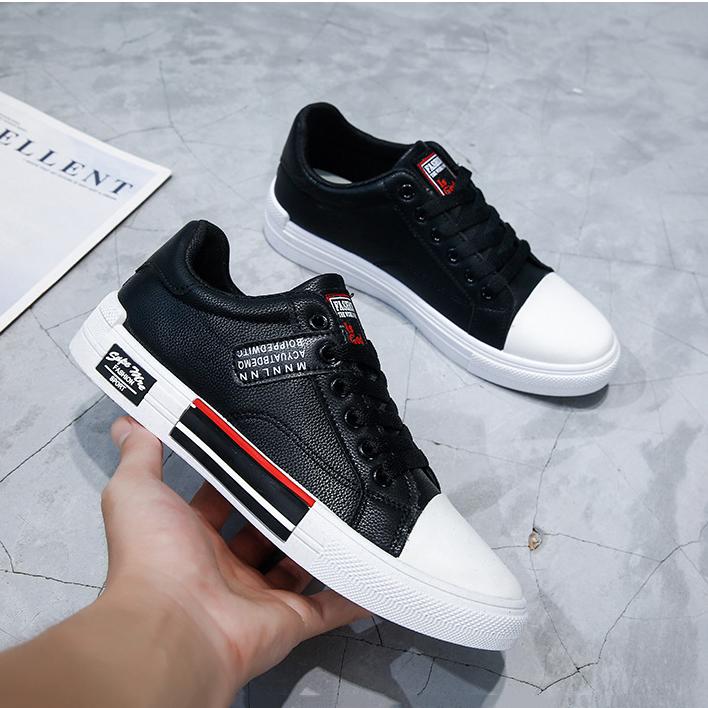 Outdooor Bmnew Black And White Fashion Shoes ,High Top Canvas Shoes ,Men 'S Fashion ,Men 'S Shoes ,Board Shoes ,Trendy ,Versatile Shoes