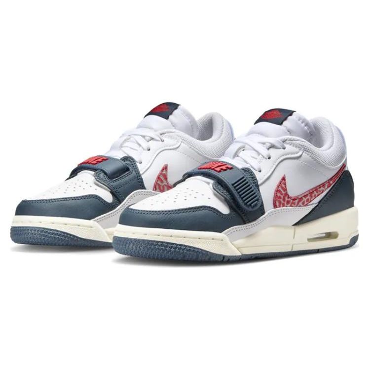 Air Jordan Legacy 312 Low GS США Детские Кроссовки Белый Волчий-Серый Бледно-Слоновая кость CD9054-146