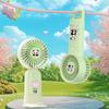 Новый ручной электрический вентилятор Sakura Panda Cute Design 3-скоростной перезаряжаемый портативный летний предмет первой необходимости для ежедневного использования на открытом воздухе