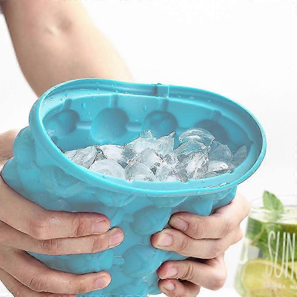Ice Cube Maker Bucket Mold Cooler for Beverage Nugget Ice Chips